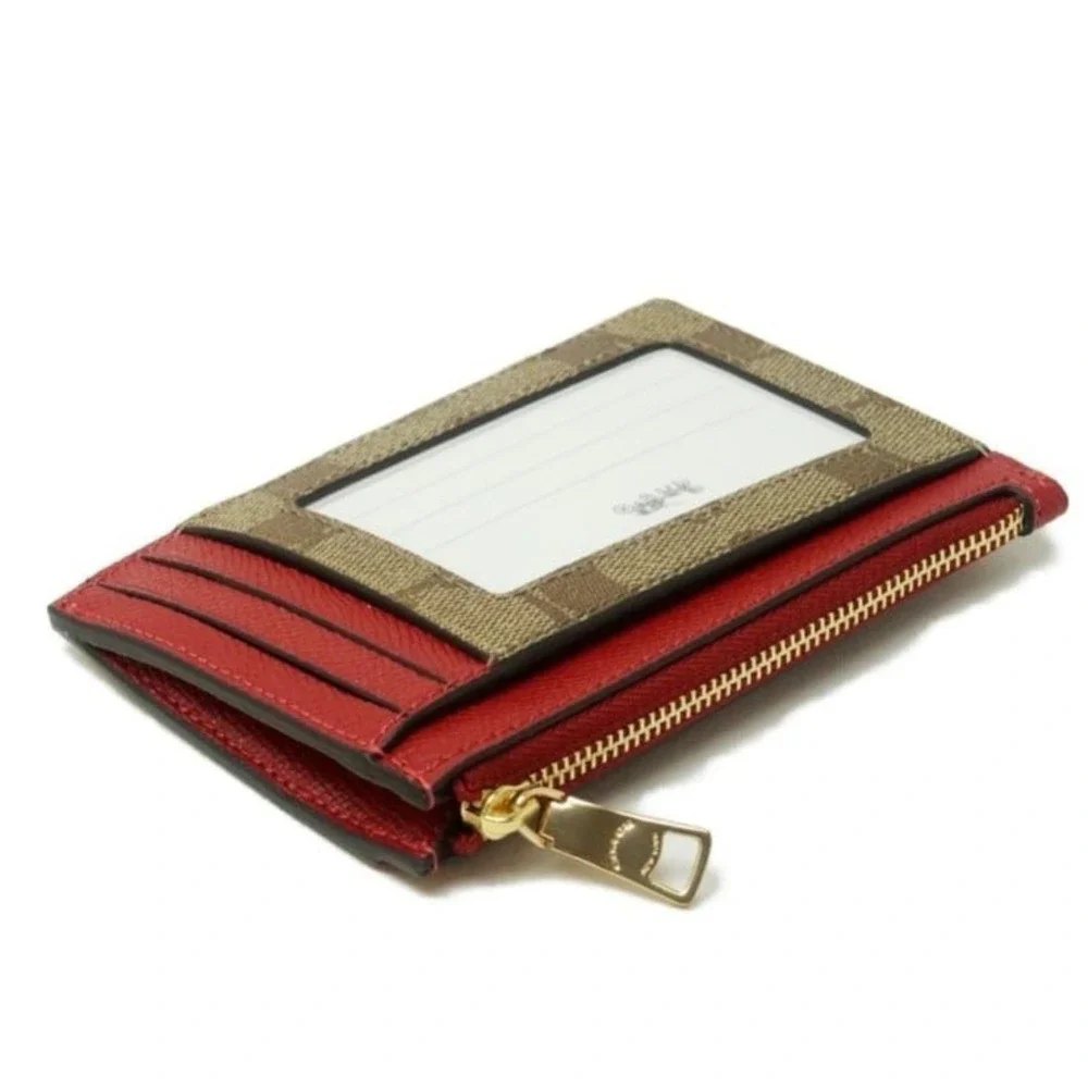 COACH Signature ID Case & Photo Keychain IN‎ GIFT BOX NWT
